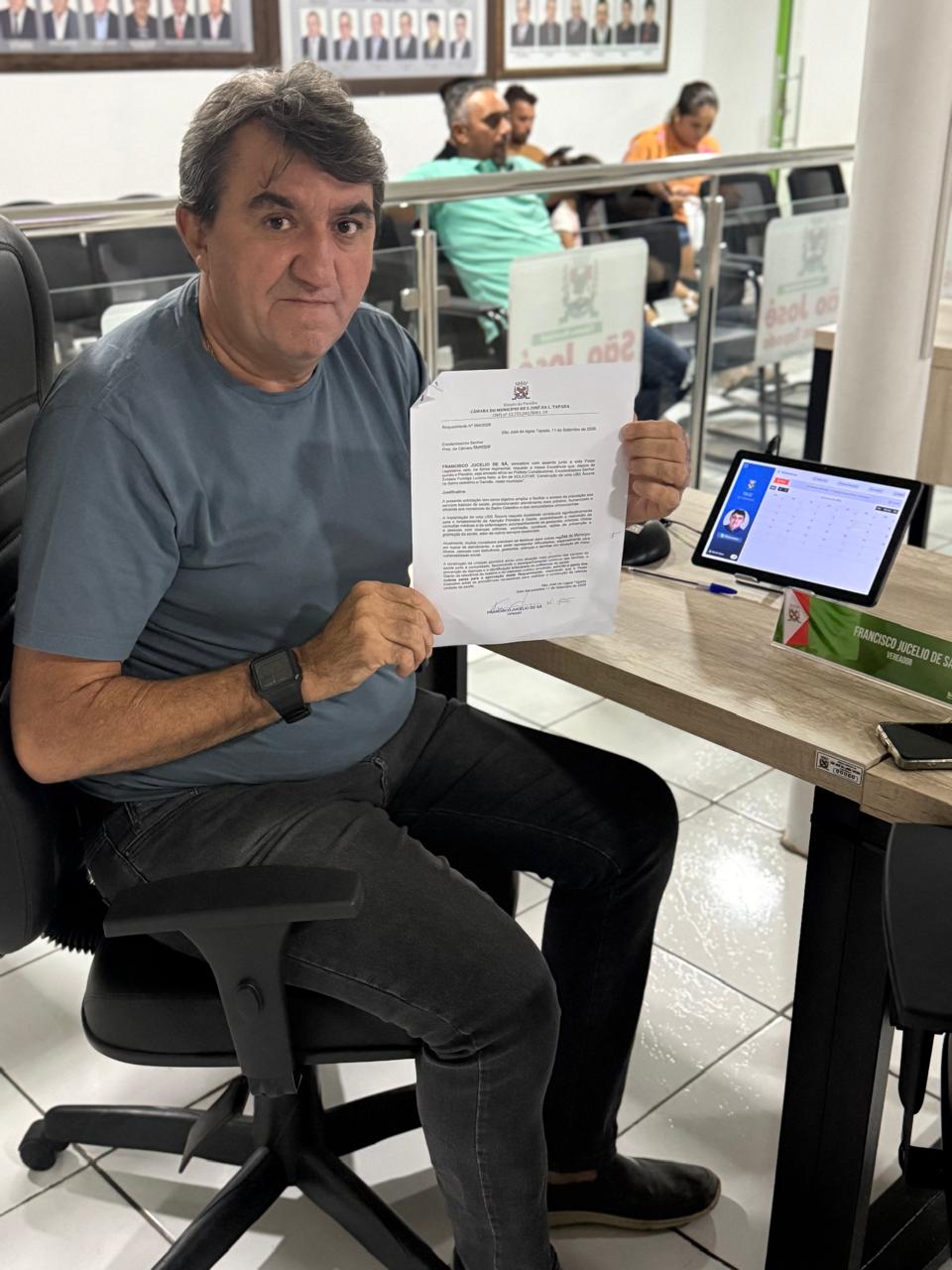 Celinho Mendes tem requerimento aprovado para construção de UBS Âncora nos bairros Celestino e Damião